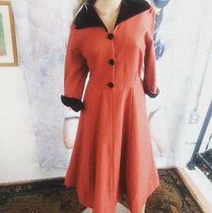 Beautiful VTG Pinup Style Winter Dress